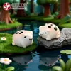 Paisaje Micro Nuevo Producto Transfronterizo Dibujos Animados Rana Pequeña Animales de Simulación Decoración de Jardinería Adorno DIY Pieza Pequeña Decorativa de Escritorio