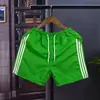 Pantalones Cortos de Tres Barras para Hombre Combinación Perfecta Casual Ropa Exterior Delgados Grandes Pantalones Cortos de Cuatro Puntos Pantalones de Playa para Casa Pantalones de Dormir de Tres Puntos