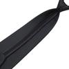 Song Xiaoxia Seda Poliéster Formal de Negócios Jacquard Profissional Listras Diagonais Zíper Preguiçoso Gravata Masculina Fácil de Puxar Tendência