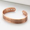 Pulsera Magnética de Nudo Vintage de Cobre Puro de Venta Caliente Europea y Americana Pulsera Magnética de Cobre Rojo Fabricante de Joyería al por Mayor en Stock