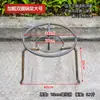 Soporte de trípode para leña de exterior para uso doméstico, trípode de hierro para quemar leña, estante de estufa para colocar ollas