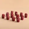 Mineral Crudo Cinabrio Hoja de Loto Doce Constelaciones Accesorios Alto Contenido Reducción de Fuego Oro Púrpura Arena Pulsera Accesorios para Pulsera