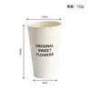 Florero de Lujo Ligero y de Gama Alta, Cubo para Arreglo Floral, Cubo de Flores para Decoración de Escritorio en Casa, Cubo de Flores para Lirios y Margaritas
