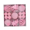 Bola de Navidad Hueca Aterciopelada de 6 cm Adorno Colgante Adorno para Escena Decoración de Árbol de Navidad Set de Bolas Caja Venta al por Mayor