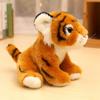 Muñeco de tigre de simulación, lindo tigrito de peluche, recuerdo del zoológico, regalo para jardín de tigres