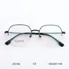 Armazón para Gafas de Miopía Japonés y Coreano Ultraligero Retro Media Montura Montura Redonda Marco Ultraligero de Borde Delgado de Titanio Tendencia Literaria para Hombres y Mujeres Venta al por Mayor