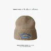 Gorro de Punto de Marca de Moda Estilo Coreano Otoño e Invierno Gorro de Lana para Mujer Estilo Ins Pareja de Estudiantes Gorro de Lana Colorido Cubrecabezas
