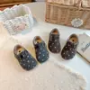 Zapatos Birkenstock de Lunares para Niñas 2026 Otoño Nuevo Estilo Zapatos Individuales para Niños Suela Suave Niños Medianos y Grandes Retro Versátiles Zapatos Pequeños de Cuero