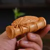 Talla en Madera de Tuya Cigarra Pieza de Mano Pieza de Mano de Insecto Pieza de Mano de Animal Colgante Perforable Regalo Artesanal Alto Contenido de Aceite