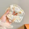 Gravata de Cabelo Elegante e Suave Estilo Coreano 2025 para Mulheres, Nova Faixa de Cabelo de Renda para Penteados de Coque, Acessório de Cabelo
