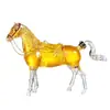 Botella de Vino Transparente Creativa con Forma de Caballo para Uso Doméstico, Botella de Vino de Vidrio para Remojar, Botella Vacía con Formas de los Doce Animales del Zodiaco para Vino Medicinal de Ginseng
