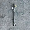 Braçadeira para Medidor de Nível de Água de Instalação Rápida Medidor de Nível de Tubo de Vidro Braçadeira de Aço Inoxidável de Grau Sanitário Medidor de Observação de Montagem Lateral