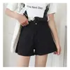 Shorts de Mezclilla de Cintura Alta Estilo Commuter para Mujer, Delgados para Primavera y Verano, Nuevo Modelo, Rectos Adelgazantes Sueltos de Mezclilla, Hot Pants