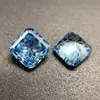 Wuzhou Gemstone Diamante Zircônia de Alto Carbono Corte Floco de Neve 5A Pedra Solta Quadrada Borda Chanfrada Fabricante de Pedras Preciosas Artificiais Acessórios DIY