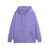 Sudadera con capucha de color liso forrada de forro polar, nueva y moderna para otoño e invierno, para hombre, pareja, holgada, casual, versátil, chaqueta con capucha