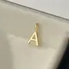 Plata S925 Colgante Individual Transfronterizo Pulsera de Letras DIY Collar Chapado en Oro de 14K Accesorios de Colgantes Simples Compactos