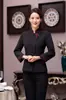 Ropa de trabajo para camarero de hotel otoño e invierno manga larga restaurante chino restaurante de catering restaurante de olla caliente casa de té ropa para hombre y mujer