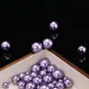Pérola de Imitação Cristal Shijia Contas Soltas Meio Furo Artesanal DIY Joias Colar Brincos Anel Acessórios Pingente Lote