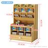Caja de Almacenamiento con Portalápices de Madera, Gran Capacidad, Nórdica Creativa y Elegante, Caja de Almacenamiento de Escritorio de Oficina con Múltiples Compartimentos, En Stock