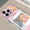 Rapunzel Adecuado para Iphone17Promax Crema Espejo Funda de Teléfono Aceite 16 Nuevo 15 Dibujos Animados 14 Piezas