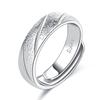 Anillo esmerilado de moda dominante anillo abierto para hombre anillo para el dedo índice textura Xiangyun hipster accesorios de joyería para hombre