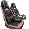 Amazon Dropshipping Wholesale Nuevo Modelo 2025 Fundas para Asientos de Coche Completamente de Cuero Hielo de Seda para Todas las Estaciones