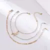 Pulsera de Cuero para Mujer de Seis Capas con Forma de Corazón Decorativa Xiyin de Venta Caliente Transfronteriza Europea y Americana de Cuero Artificial Pu Estilo Bohemio Regalo