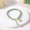 Nova pulseira de bambu estilo chinês Imitação de estilo nacional Dongling Jade Festival Pulseira de cintura alta Templo de área cênica Pulseira de fivela segura quente