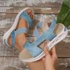 Nuevas Sandalias Slip-On de Gran Tamaño de Comercio Exterior con Suelas Gruesas para Mujer, Sandalias de Playa Slip-On con Suela Hueca Transfronteriza, Disponibles para Dropshipping