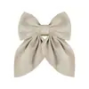 Comércio Exterior Novo Feito à Mão Laço Piaojiao Diário Combinação Simples Cetim Europeu e Americano Elegante Acessórios de Cabelo Moda Doce