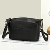 Bolso pequeño cruzado multicolor de piel de vaca de capa superior, gran capacidad, bolso de hombro ligero para el día a día, bolso de mujer de cuero genuino con textura de lujo ligero