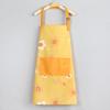 Fabricante de delantales Chuangguan, marca de algodón y lino, delantal de cocina de moda, impermeable, sin mangas, delantal de cocina para adultos, linda cintura femenina, logotipo