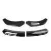 Lábio Frontal Universal de Quatro Seções para Automóvel Trilha de Quatro Seções Pá Frontal Ajustável de Quatro Seções Ângulo Plano Camada Dupla Lábio Frontal de Quatro Seções Chin