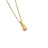 Collar Geométrico Sencillo y Elegante de Acero de Titanio, Aretes para Mujer, Diseño de Nicho, Aretes de Alta Gama, Nueva Joyería de Cadena para Clavícula de Lujo Ligero