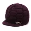 Novo Estilo Chapéu de Mãe Feminino Inverno Imitação de Pelo de Vison Chapéu Superior Moda Couro Quente Chapéu para Meia-idade e Idosos Bolsa de Pelo Chapéu de Cabeça Tendência
