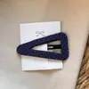 Presilha de Cabelo BB de Tecido com Bolinhas Feita à Mão Estilo Coreano para Mulheres Moda Simples Presilha Lateral para Franja Cabelo Solto Presilha de Pressão Retro Sem Costura