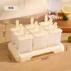 Molde para Helado Hogareño Grado Alimenticio Verano Paleta Casera Artefacto para Helado Hielo Congelado Paleta Caja de Hielo