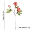 Flores de Peonía Artificiales Vintage de Alta Gama Flores Falsas para Boda y Decoración del Hogar DIY Flores de Peonía Artificiales Flores de Seda