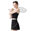 Chaleco de Yoga con Copa Fija para Mujer, Sujetador Deportivo a Prueba de Impactos de Alta Intensidad de Secado Rápido para Bádminton y Tenis, Otoño, Directo de la Fábrica Fuente