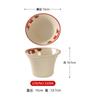 Vintage Double Happiness Hot Pot Talheres Comercial Pato Salsicha Prato de Carne Maogu Vintage Special Market Hot Pot Talheres de melamina