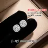 Pendientes de aguja de plata 925 con forma de terrón de azúcar para mujer, pendientes únicos y hermosos, exquisitos y compactos, nuevos y populares accesorios para orejas de 2026 para mujeres con orejas perforadas