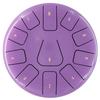 Tambor etéreo de 8 pulgadas y 11 tonos, tambor sánscrito, tambor sin preocupaciones, tambor de lengüetas de acero, tambor de loto, instrumento de pandereta de comercio exterior transfronterizo