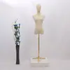 Maniquí de Tienda de Ropa Exhibición de Ventana Maniquí Femenino de Medio Cuerpo Accesorios Maniquí de Enseñanza Modelo de Exhibición para Ropa Femenina Busto Pequeño