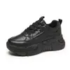 Zapatos Especiales para Mujer Primavera y Otoño 2024, Impermeables, Antideslizantes, Todo Negro, Zapatos de Trabajo tipo "Papá Deportivo" para Períodos Largos de Tiempo en el Trabajo Sin Pies Cansados