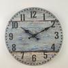 Reloj de pared de madera simple y redondo de 25 cm para comercio exterior transfronterizo, reloj creativo para sala de estar