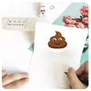 Adesivos Divertidos de Cocô em Rolo, Etiquetas Adesivas Cartoon, Adesivos de Recompensa para Crianças, Adesivos Decorativos para Diários