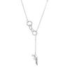 Joyería Europea y Americana, Colgante de Esposas de Aleación Vintage Desgastada Collar para Pareja, Joyería de Collar para Pareja del Día de San Valentín