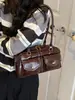 Bolso de axila de moda transfronterizo 2026 otoño nuevo bolso de hombro texturizado, bolso de mano elegante y versátil para mujer