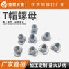 Tuerca de seguridad tipo T de acero inoxidable 304, remache de presión cilíndrico de cobre de acero inoxidable tipo T, tornillo de tuerca de remache