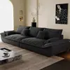 Sofá Velero Retro para Salas Pequeñas, Chenilla Profunda Estilo Europeo, Tela Extraíble y Lavable, Sofá de Líneas Rectas para Apartamentos de Alquiler